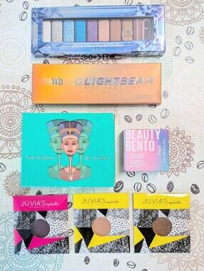Big Eyeshadow Bundle - Elf, Urban Decay, Juvia's Place, Kaja Beauty